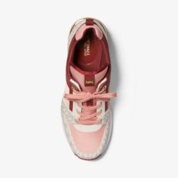 Michael Kors: Georgie Mixed-Media Trainer - Picture 4 of 4